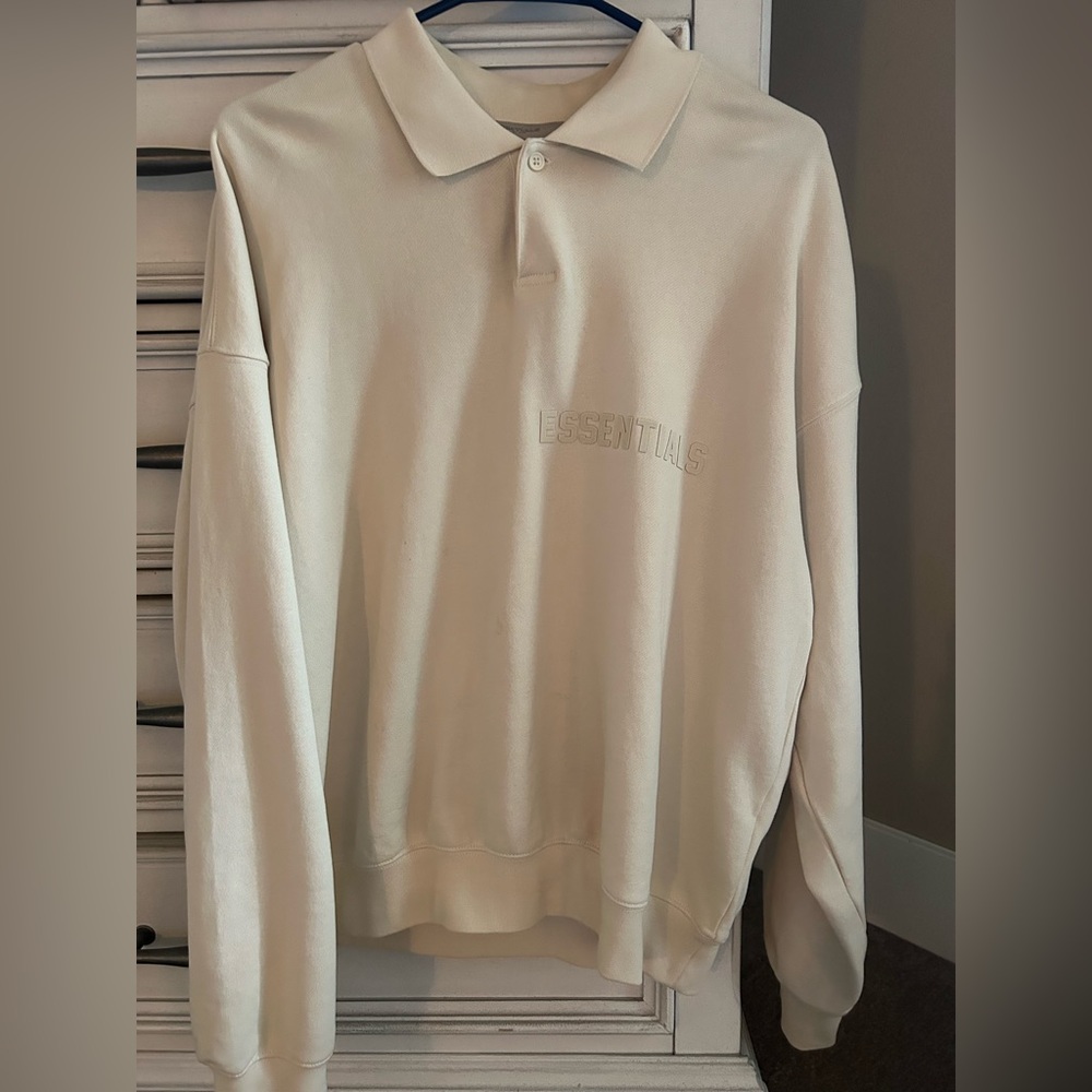 Barely worn Essentials Fear of God polo